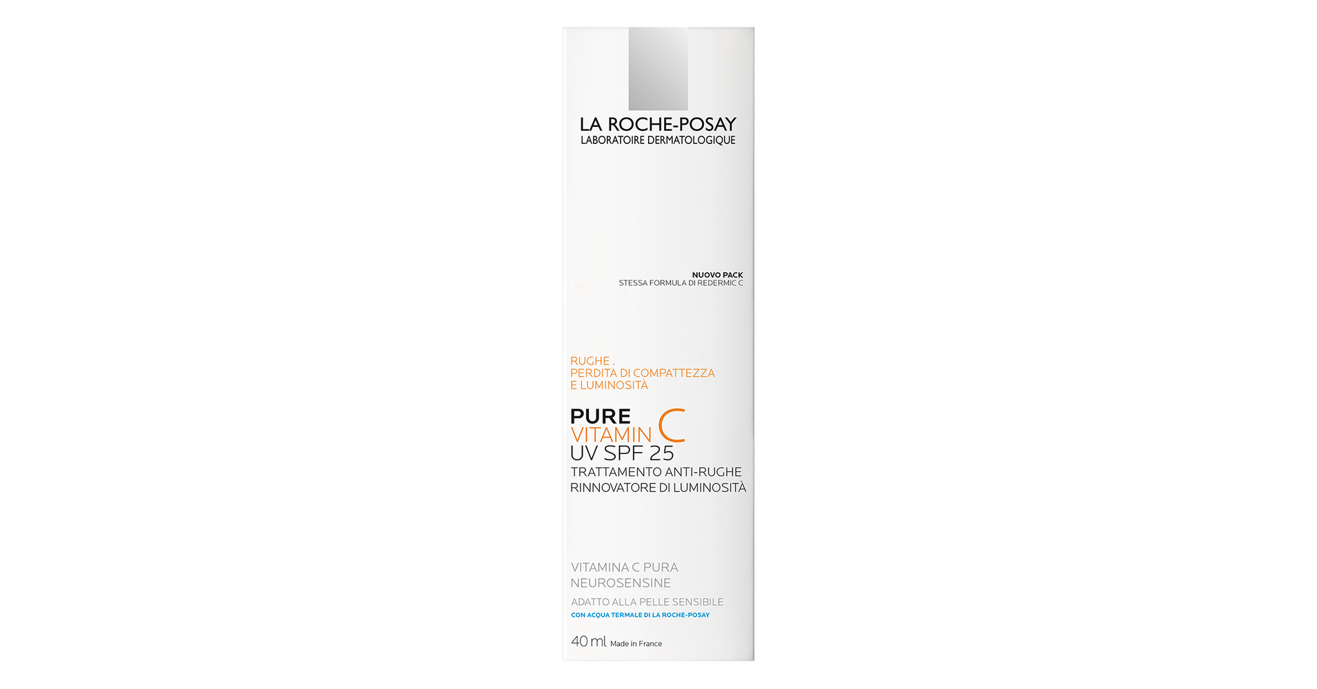 La RochePosay Pure Vitamin C SPF25 UVvédelem öregedés ellen 40 ml