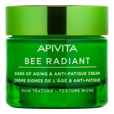 APIVITA BEE RADIANT Bőröregedés és fáradtság jelei elleni arckrém RICH 50ml APIVITA BEE RADIANT Bőröregedés és fáradtság jelei elleni arckrém RICH 50ml