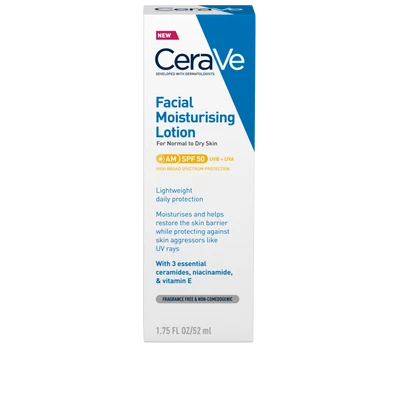 CeraVe HIDRATÁLÓ ARCKRÉM SPF 50 52ml CeraVe HIDRATÁLÓ ARCKRÉM SPF 50 52ml