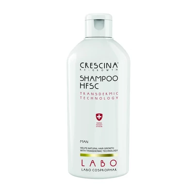 Crescina HFSC Transdermic Sampon Férfiaknak ritkuló hajra 200 ml Crescina HFSC Transdermic Sampon Férfiaknak ritkuló hajra 200 ml