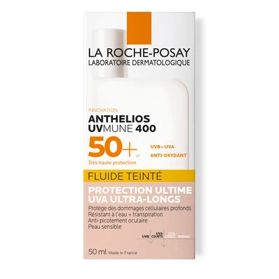 LA ROCHE-POSAY ANTHELIOS UVMUNE 400 NAPVÉDŐ FLUID SPF 50+ színezett 50ml