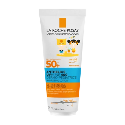 La Roche-Posay ANTHELIOS  Dermo-Pediatrics hidratáló napvédő tej SPF 50+ Arcra és testre 75ml