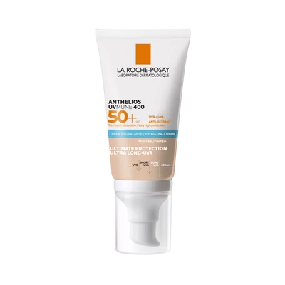 LA ROCHE-POSAY Anthelios UVMUNE 400 Napvédő krém Színezett SPF 50+ 50ml