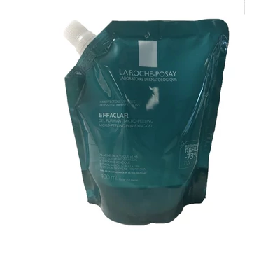 La Roche-Posay Effaclar Mikro-hámlasztó tisztító gél utántöltő 400 ml