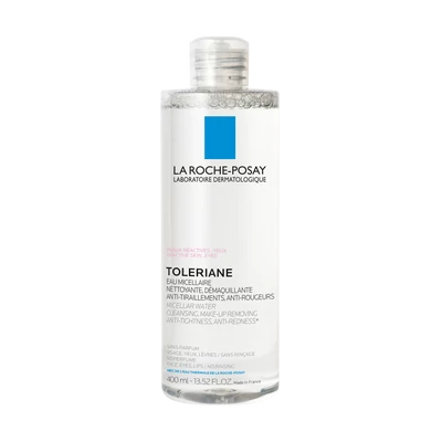La Roche-Posay Toleriane micellás arctisztító túlérzékeny arcbőrre és szemkörnyékre 400 ml