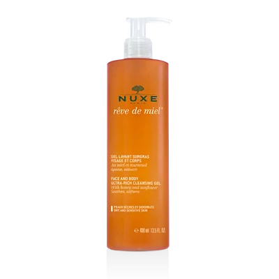 NUXE Reve De Miel Ultra-gazdag arc- és testlemosó gél 400ml