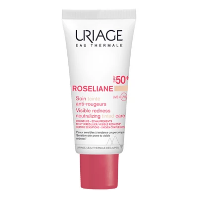 Uriage Roséliane SZÍNEZETT krém SPF50+ kipirosodás/rozacea ellen 40ml