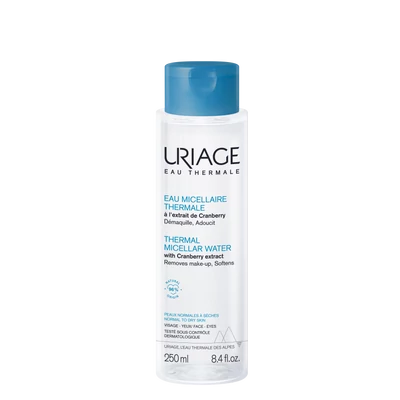 Uriage TERMÁL MICELLÁS ARCTISZTÍTÓ ÉS SMINKLEMOSÓ NORMÁL VAGY SZÁRAZ BŐRRE 250ml