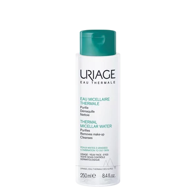 Uriage TERMÁL MICELLÁS ARCTISZTÍTÓ ÉS SMINKLEMOSÓ ZSÍROS VAGY KOMBINÁLT BŐRRE 250ml Uriage TERMÁL MICELLÁS ARCTISZTÍTÓ ÉS SMINKLEMOSÓ ZSÍROS VAGY KOMBINÁLT BŐRRE 250ml
