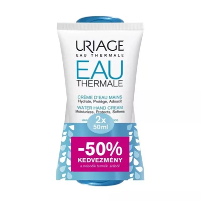 Uriage EAU THERMALE kézkrém DUO PACK 2x50 ml