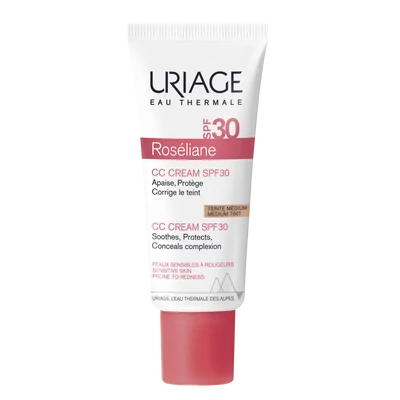 Uriage ROSÉLIANE CC Krém SPF30 kipirosodás/rosacea ellen- Medium Tint 40ml Uriage ROSÉLIANE CC Krém SPF30 kipirosodás/rosacea ellen- Medium Tint 40ml