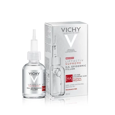 Vichy Liftactiv Supreme H.A. Epidermic Filler Hialuronsavas ránctalanító szérum 30 ml Vichy Liftactiv Supreme H.A. Epidermic Filler Hialuronsavas ránctalanító szérum 30 ml
