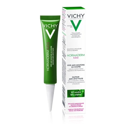 Vichy Normaderm S.O.S. Pattanások elleni célzott ápoló, kénnel 20 ml Vichy Normaderm S.O.S. Pattanások elleni célzott ápoló, kénnel 20 ml