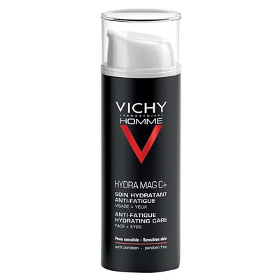 Vichy Homme Hydra Mag C+ hidratáló arckrém fáradtság ellen arcra és szemkörnyékre 50 ml Vichy Homme Hydra Mag C+ hidratáló arckrém fáradtság ellen arcra és szemkörnyékre 50 ml