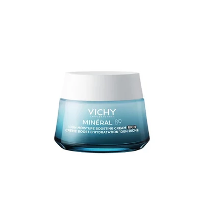 Vichy Minéral 89 AKÁR 100 ÓRÁS HIDRATÁLÁST FOKOZÓ GAZDAG (RICH) ARCKRÉM 50 ml