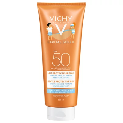 Vichy Capital Soleil Hidratáló napvédő tej gyerekeknek arcra és testre SPF50 300ml