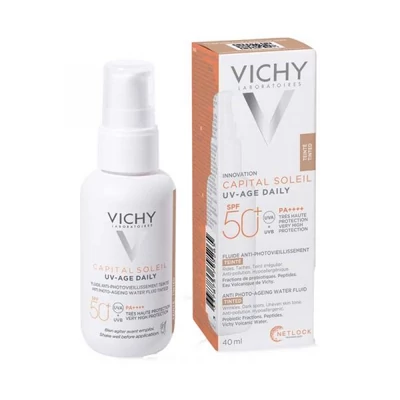 VICHY CAPITAL SOLEIL UV-AGE DAILY SZÍNEZETT VIZES FLUID SPF 50+ 40 ml