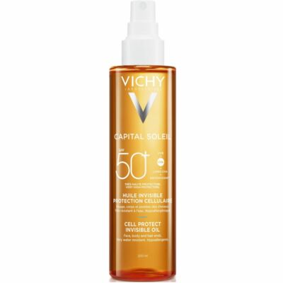 Vichy CAPITAL SOLEIL Cell Protect láthatatlan olaj spray SPF50+ 200 ml