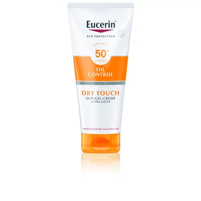 Eucerin Sun Oil Control Dry Touch napozó krém-gél testre FF50 200ml Eucerin Sun Oil Control Dry Touch napozó krém-gél testre FF50 200ml