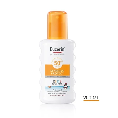Eucerin Sun Sensitive Protect KIDS Gyermek napozó spray FF50+ 200ml