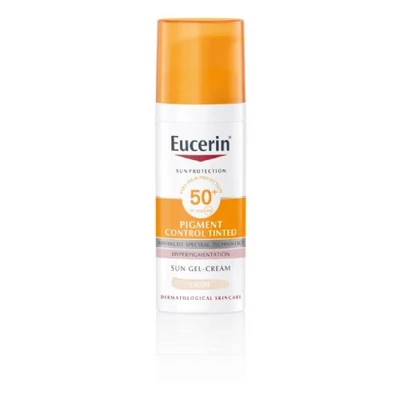 Eucerin Sun Pigment Control színezett napozókrém arcra light FF50+ 50 ml Eucerin Sun Pigment Control színezett napozókrém arcra light FF50+ 50 ml