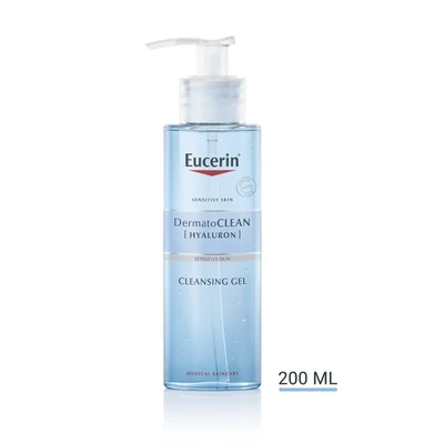 Eucerin DermatoCLEAN [HYALURON] mélytisztító, habzó arclemosó zselé 200ml