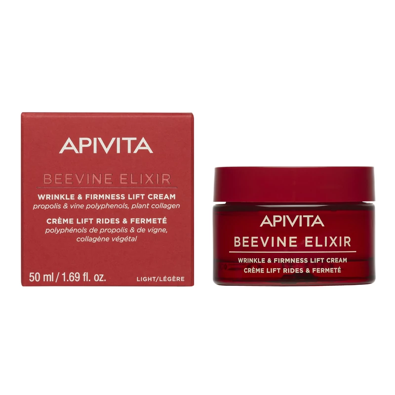 APIVITA BEEVINE ELIXIR Ránctalanító arckrém - LIGHT 50ml