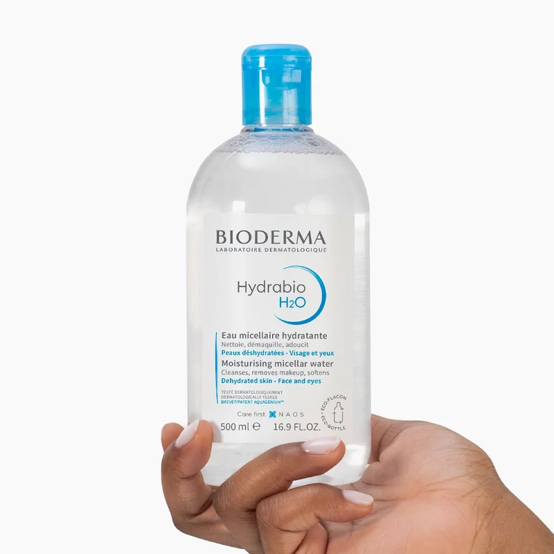 Bioderma Hydrabio arc- és sminklemosó micellaoldat 500 ml