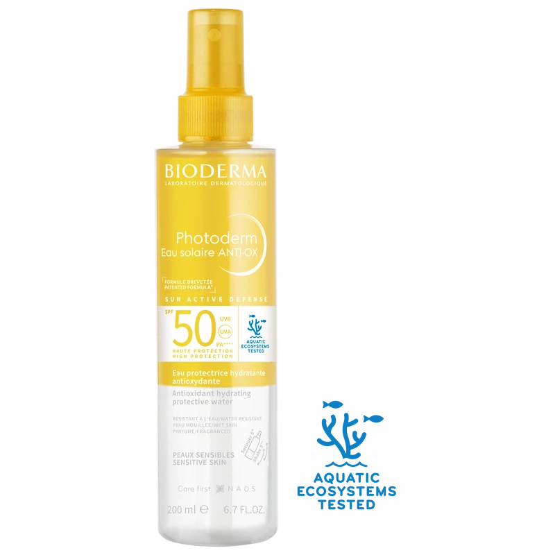 BIODERMA Photoderm Eau Solaire ANTI-OX SPF50 kétfázisú spray 200 ml