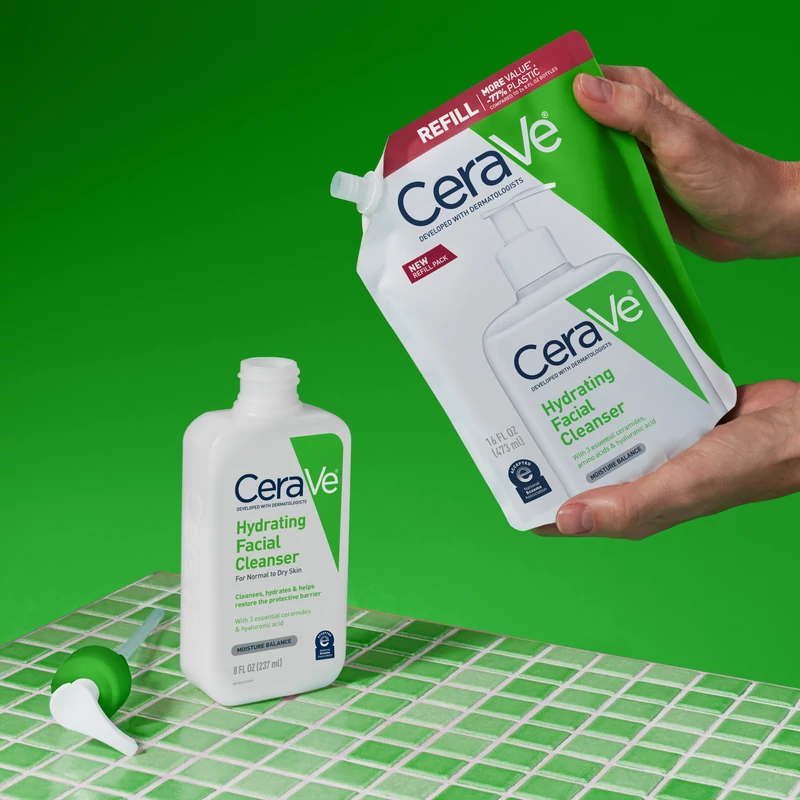 CeraVe hidratáló, tisztító gél utántöltő 473ml