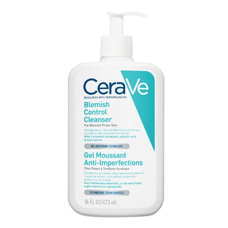 CeraVe pattanások elleni tisztító gél 473ml