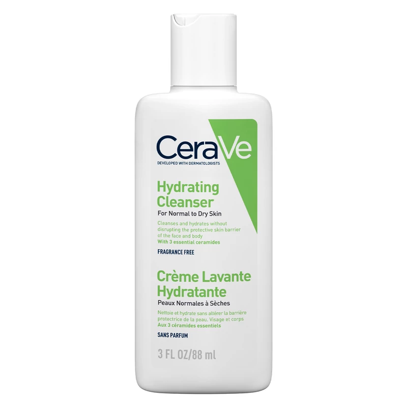 CeraVe Hidratáló tisztító krém normál és száraz bőrre 88 ml