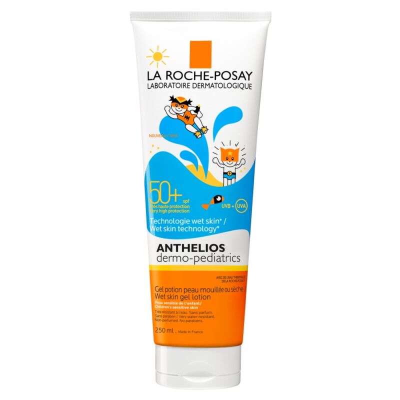 La Roche-Posay Anthelios Dermo-Pediatrics napvédő tej-gél gyermekeknek SPF 50+ 250 ml