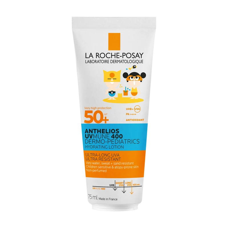 La Roche-Posay ANTHELIOS  Dermo-Pediatrics hidratáló napvédő tej SPF 50+ Arcra és testre 75ml