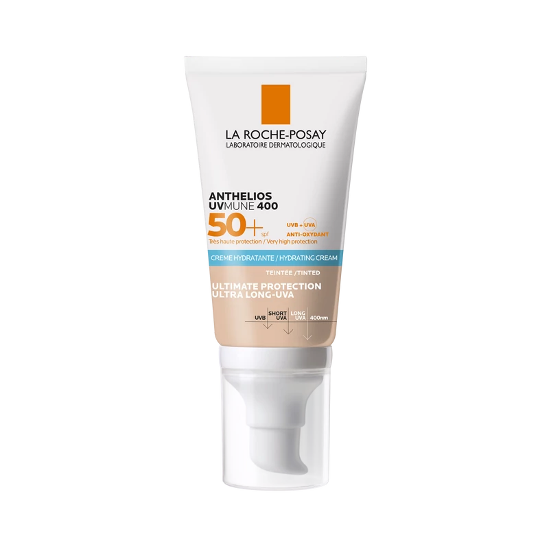 LA ROCHE-POSAY Anthelios UVMUNE 400 Napvédő krém Színezett SPF 50+ 50ml