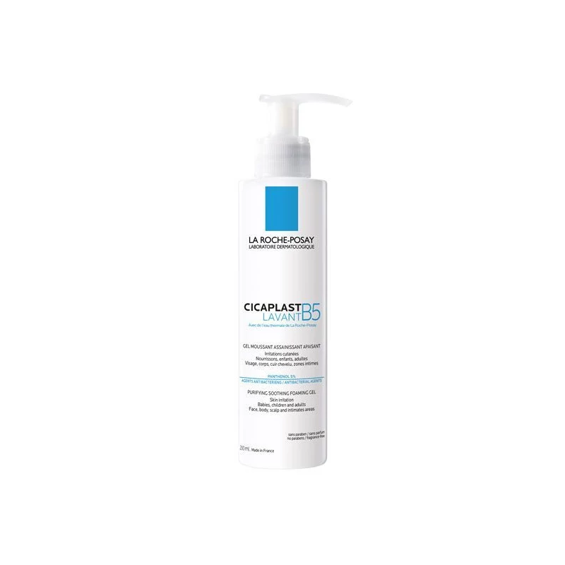 La Roche-Posay Cicaplast Lavant B5 Bőrnyugtató, habzó tisztító gél  200ml