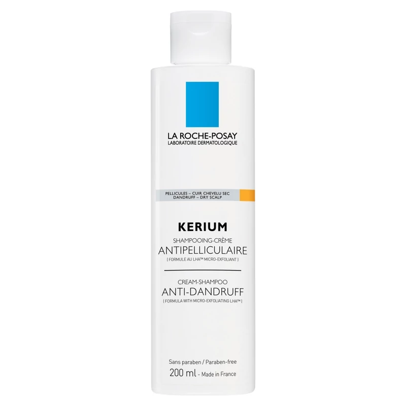 La Roche-Posay Kerium krém-sampon korpásodás ellen száraz fejbőrre 200 ml