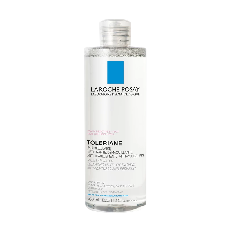 La Roche-Posay Toleriane micellás arctisztító túlérzékeny arcbőrre és szemkörnyékre 400 ml