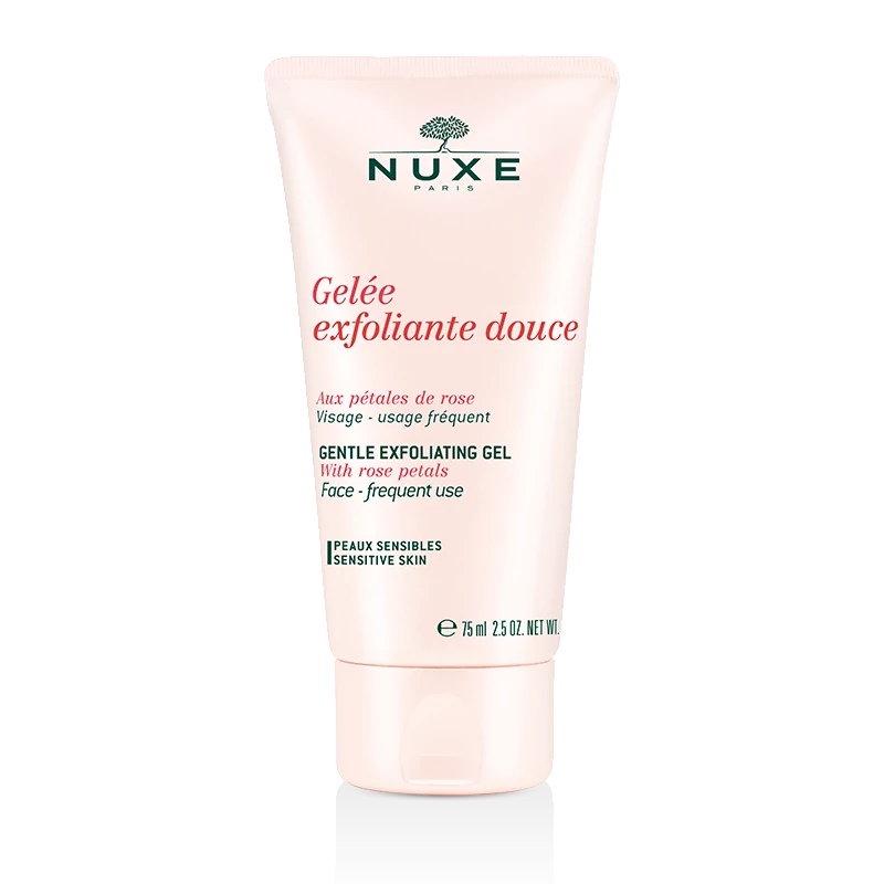 NUXE Gyengéd hámlasztó gél rózsaszirmokkal 75ml