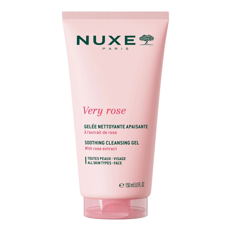 Nuxe VERY ROSE bőrnyugtató arctisztító gél 150 ml