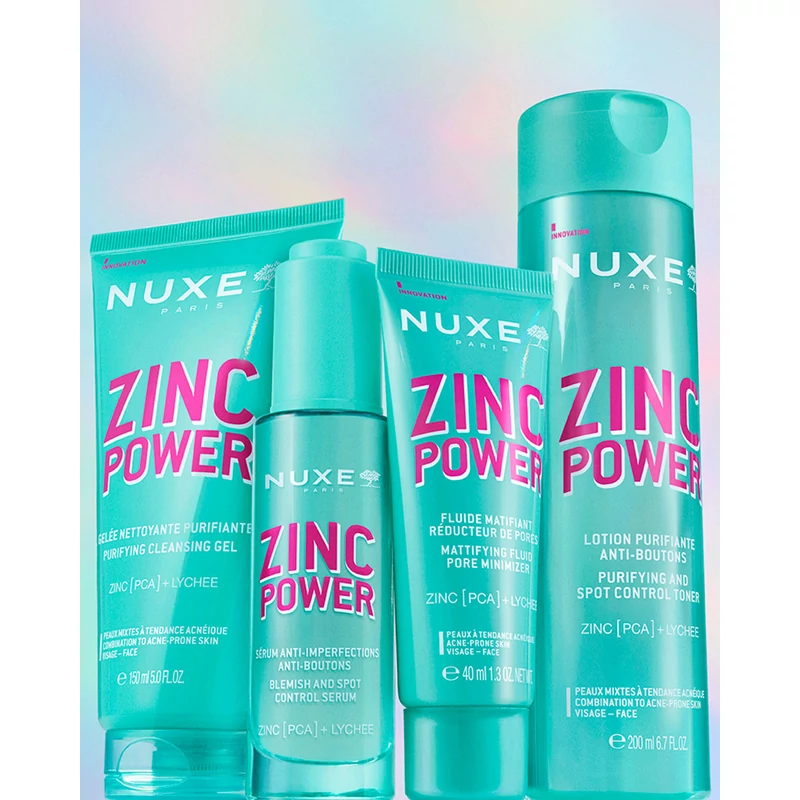 Nuxe ZINC POWER Bőrhibák elleni mattító fluid 40 ml