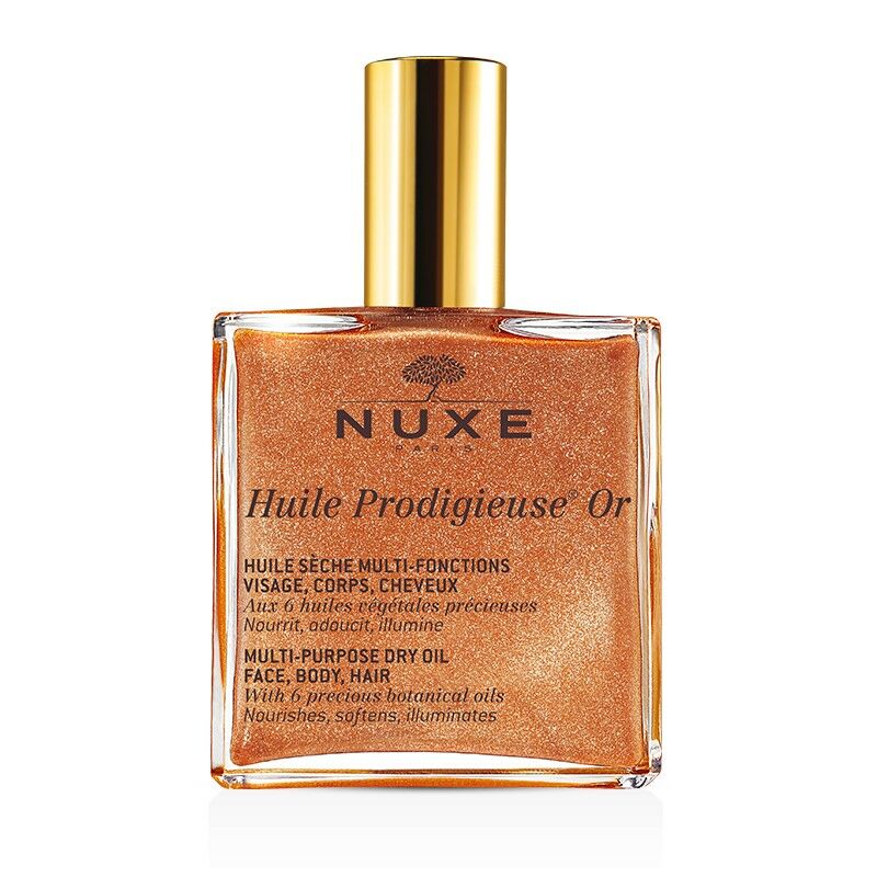 NUXE Huile Prodigieuse Többfunkciós arany-csillámos száraz olaj arcra, testre, hajra 100ml spray