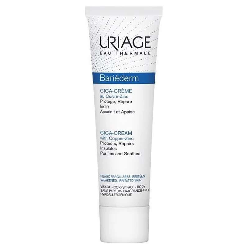 Uriage BARIÉDERM CICA CU-ZN+ Krém - sebkezelő és gyulladáscsökkentő 100ml
