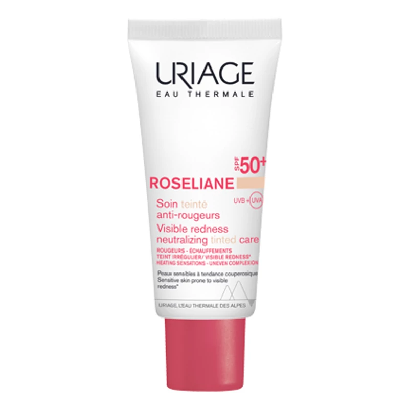 Uriage Roséliane SZÍNEZETT krém SPF50+ kipirosodás/rozacea ellen 40ml