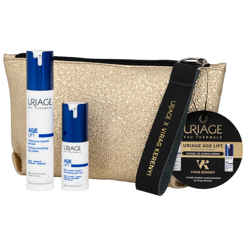 Uriage AGE LIFT Ránctalanító program - Neszesszer 2023 - normál és száraz bőrre, 40 ml + 15 ml