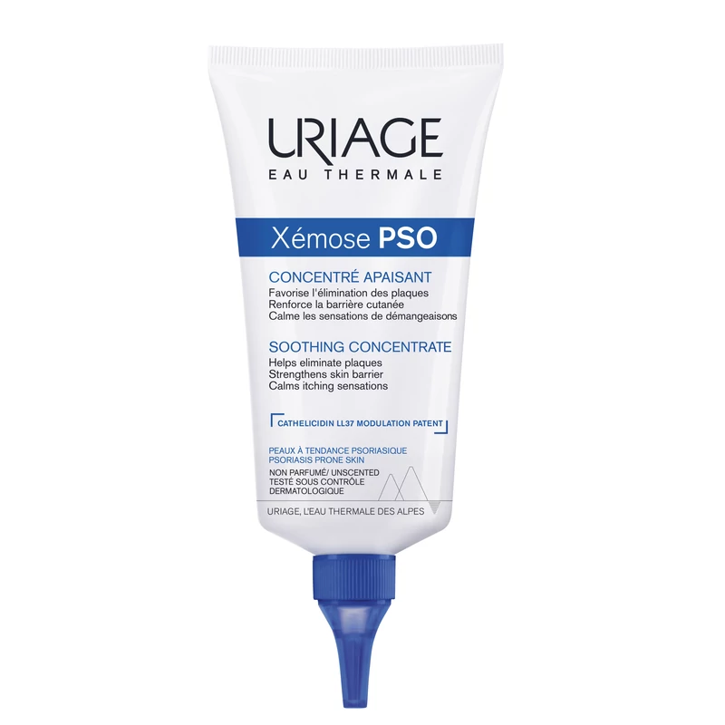 URIAGE XÉMOSE PSO Nyugtató koncentrátum pszoriázisra (pikkelysömör) hajlamos bőrre 150 ml
