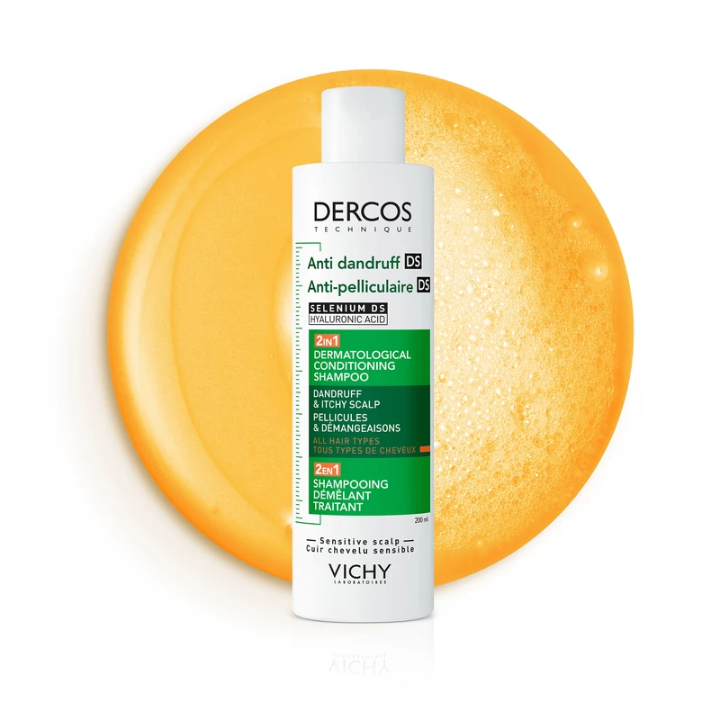 VICHY DERCOS 2in1 sampon és balzsam korpásodás ellen 200ml