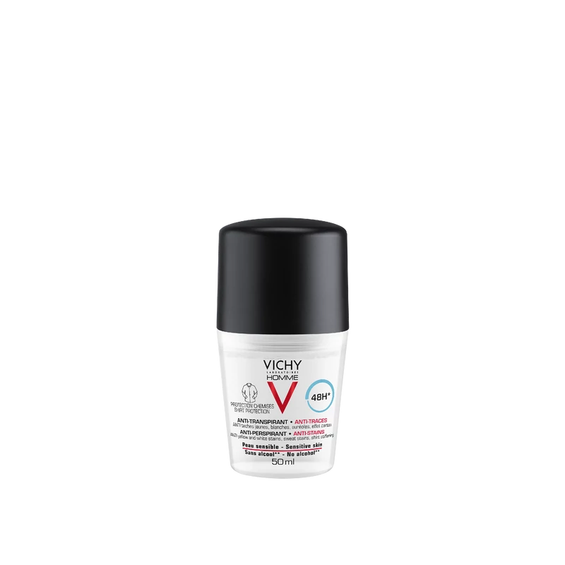 Vichy Homme foltmentes izzadásgátló golyós dezodor 50 ml