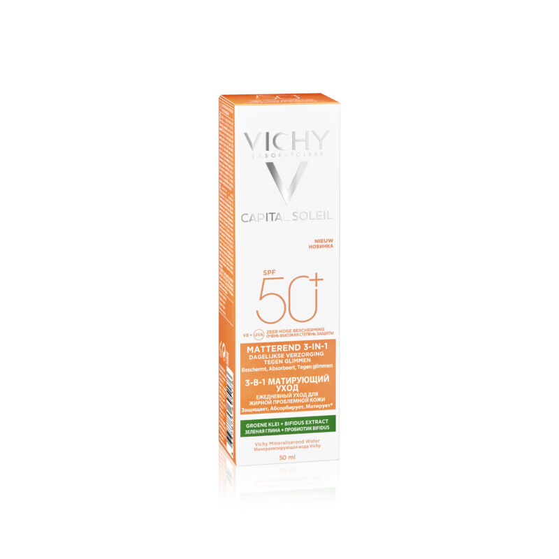 Vichy Capital Soleil Mattító 3-in-1 napvédő krém SPF50+ 50ml