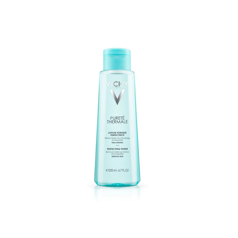 Vichy Pureté Thermale bőrtökéletesítő hatású tonik érzékeny bőrre 200 ml